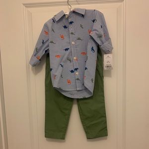 NEW!! Baby/toddler boy 2 piece dinosaur 🦕 set! SIZE: 18 months